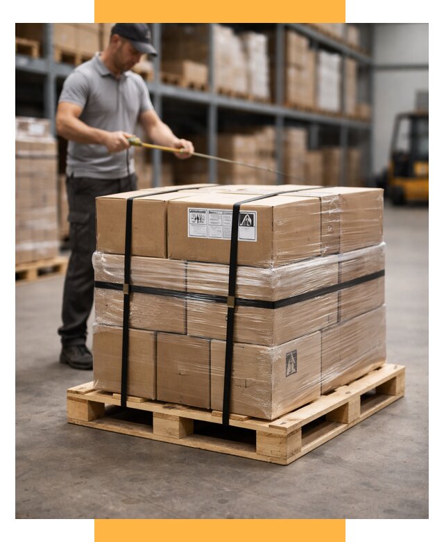 Упаковка и паллетирование грузов от 3722 р. | СетСервис-Кту