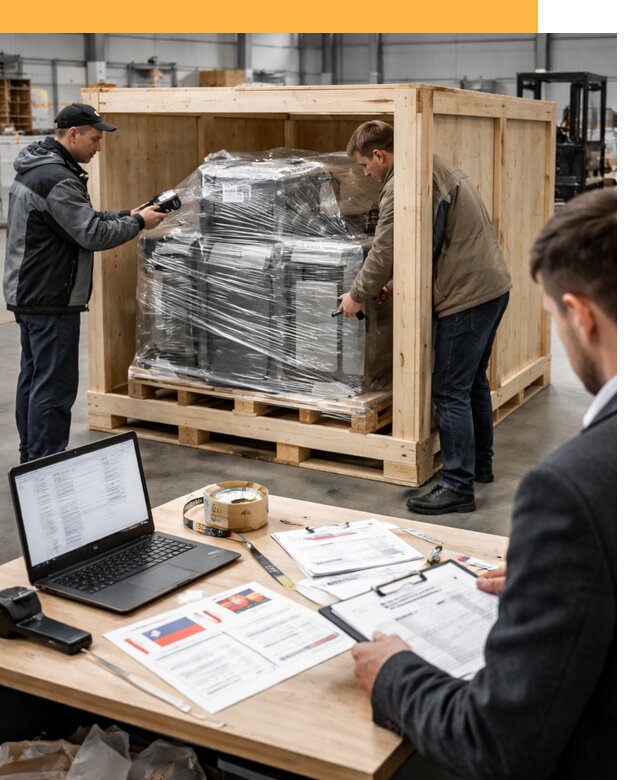 Доставка промышленного оборудования из США от 69115 руб