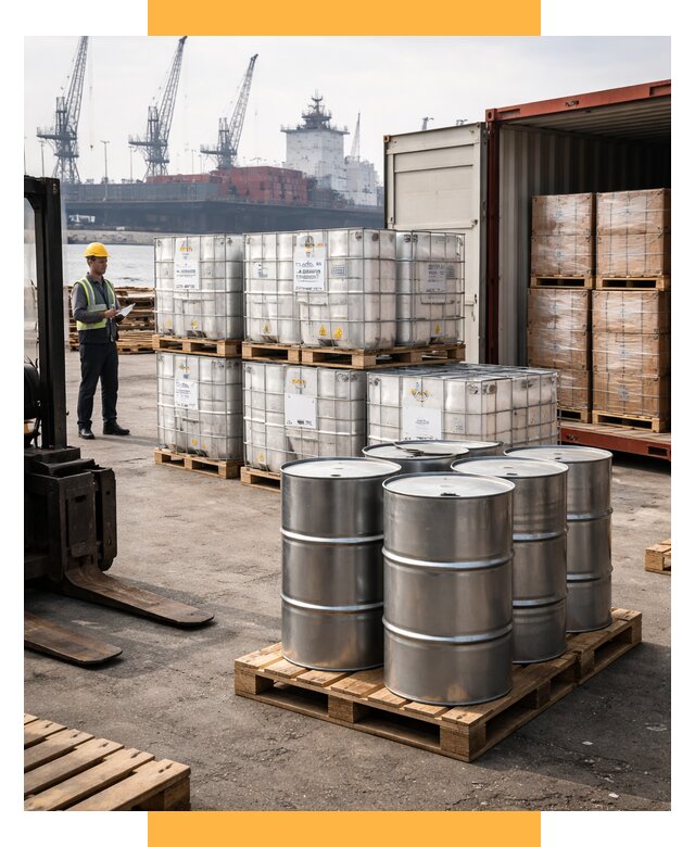 Доставка химического сырья из Индии от 265825 р. | СетСервис-Кту