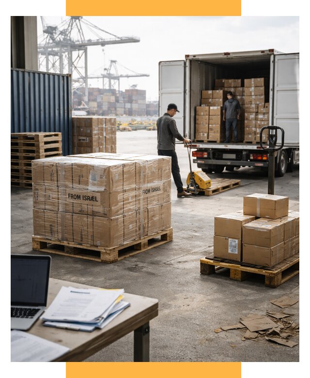 Доставка грузов из Израиля от 15950 р., логистика от СетСервис-Кту