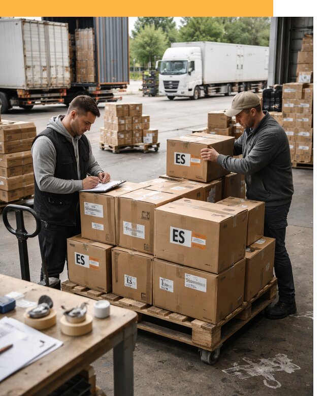 Доставка грузов в Испанию автотранспортом от 37216 руб