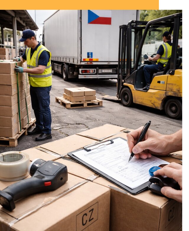 Доставка грузов в Чехию от 37216 руб, международные перевозки