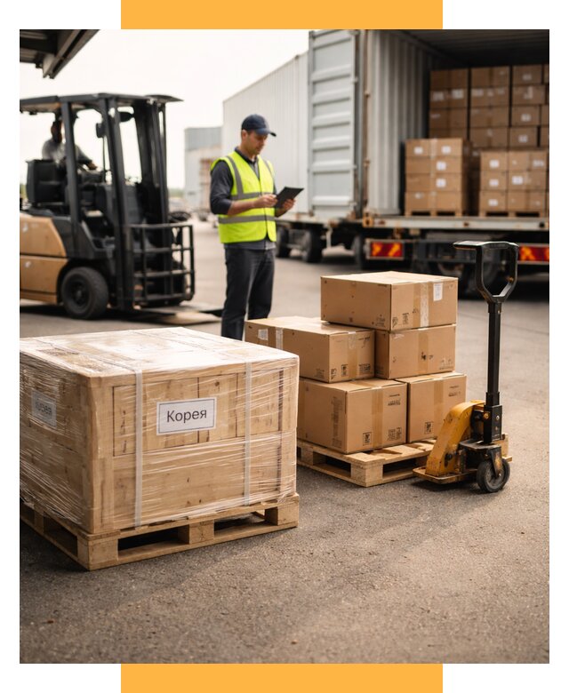 Доставка грузов в Корею из России от 37216 р. | СетСервис-Кту