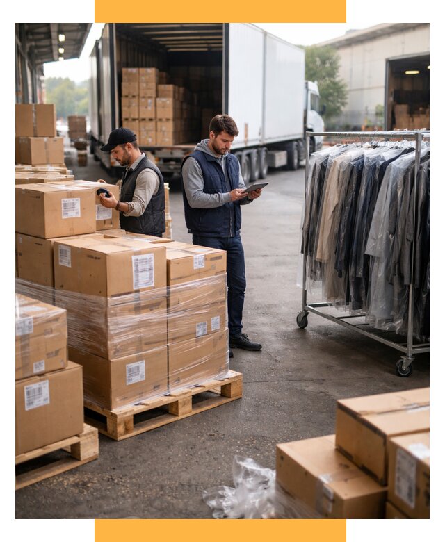 Перевозка и доставка одежды из Китая от 7975 р., СетСервис-Кту