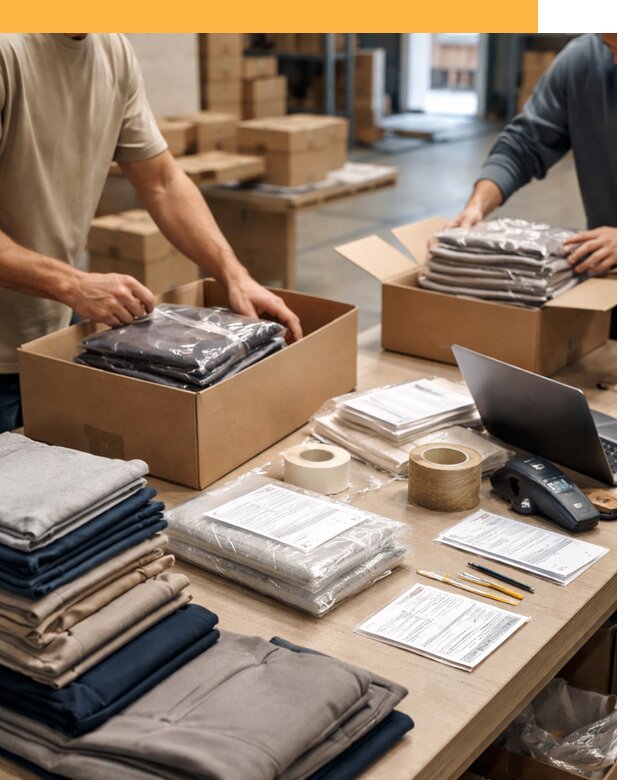 Перевозка одежды по миру от 7975 руб. с таможенным оформлением