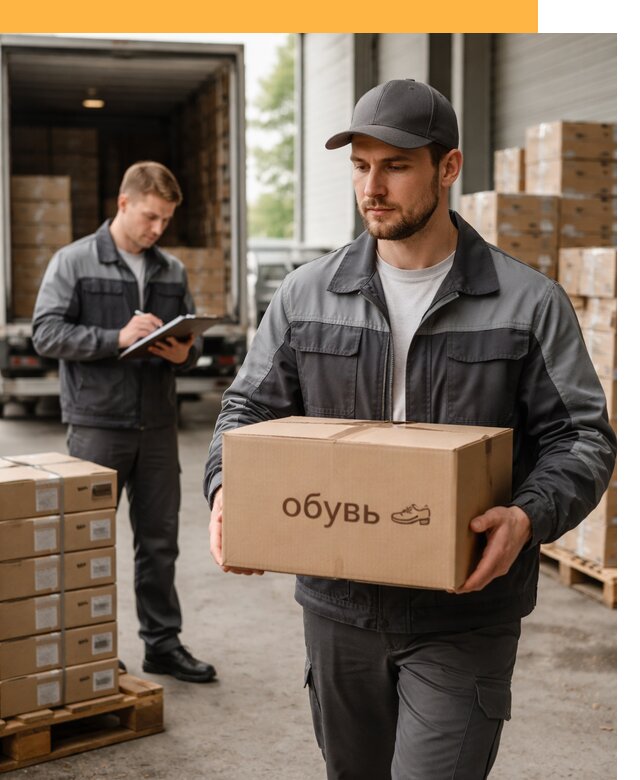 Международная перевозка обуви с таможенным оформлением от 4785