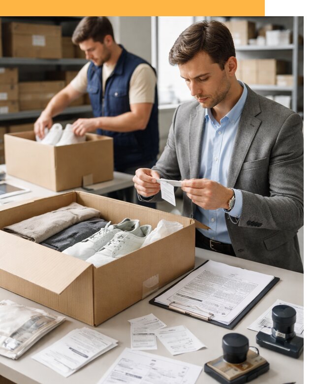 Таможенное оформление одежды и обуви по выгодной цене от 6911 руб