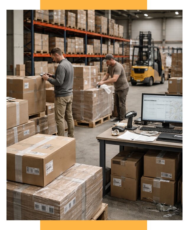 Склад консолидации в Европе от 6911 р., услуги СетСервис-Кту