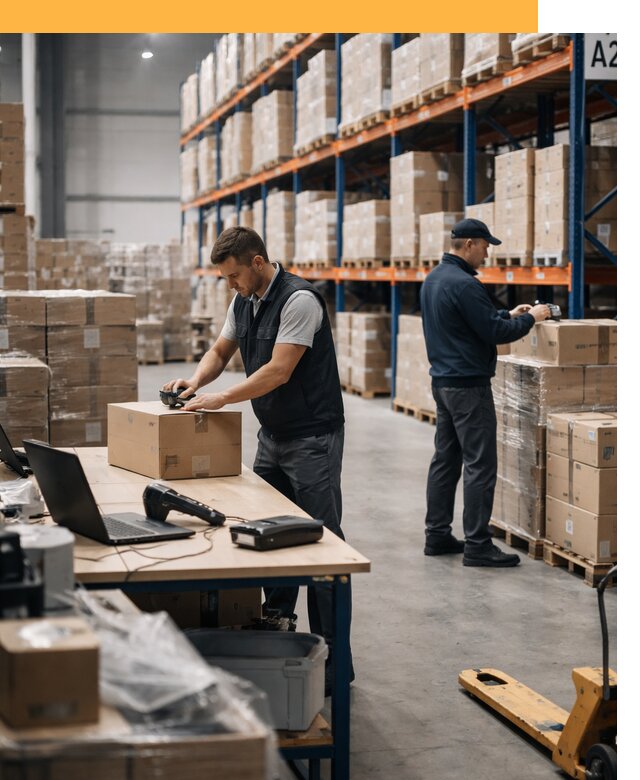 Склад консолидации в Европе: хранение, сортировка от 6911